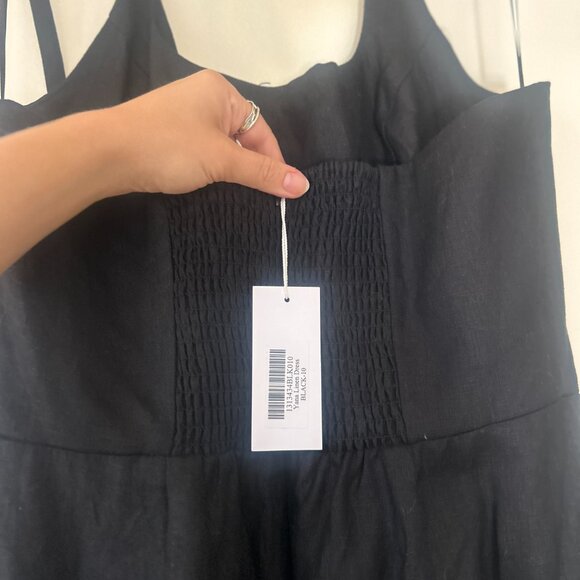 Ref Yana Linen Dress - Halter w/ Structured Bodice - Picture 7 of 11